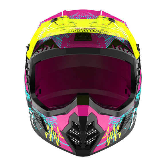 LS2 MX706J COZ Gorilla Helmet - Gloss Purple