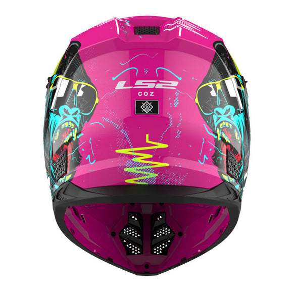 LS2 MX706J COZ Gorilla Helmet - Gloss Purple