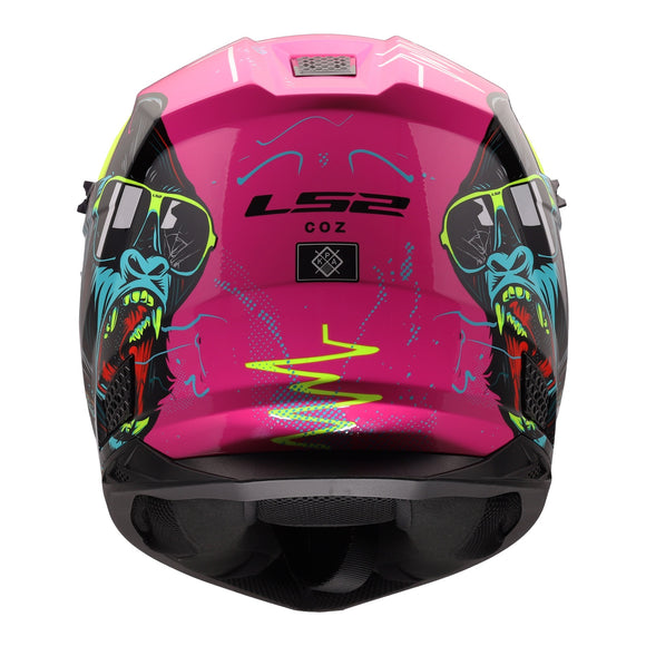 LS2 MX706J COZ Gorilla Helmet - Gloss Purple