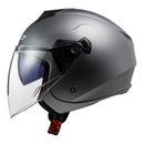 LS2 OF573 Twister II Single Mono Helmet - Matte Titanium
