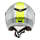 LS2 OF573 Twister II Luna Helmet - White / Silver