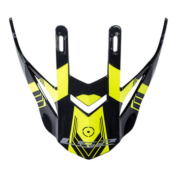 LS2 MX436 Pioneer Peak Trigger - Black / Hi-Vis