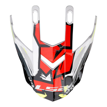 LS2 MX437 Fast Evo Peak - Crusher Black/Red