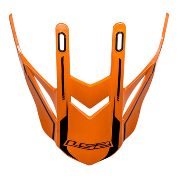 LS2 MX437 Fast Peak - Core Orange/Black