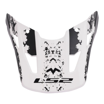 LS2 COZ Peak Hyde - Black / White