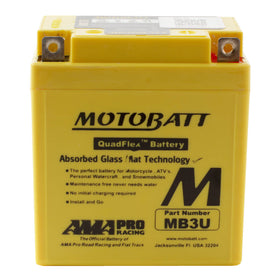 Motobatt Battery Quadflex AGM - MB3U