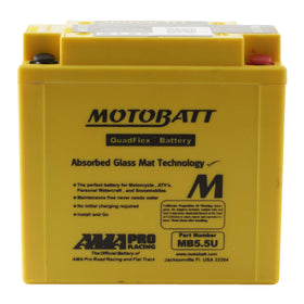 Motobatt Battery Quadflex 12V AGM - MB5.5U  *10