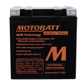 Motobatt Battery Quadflex AGM - MBTX30UHD