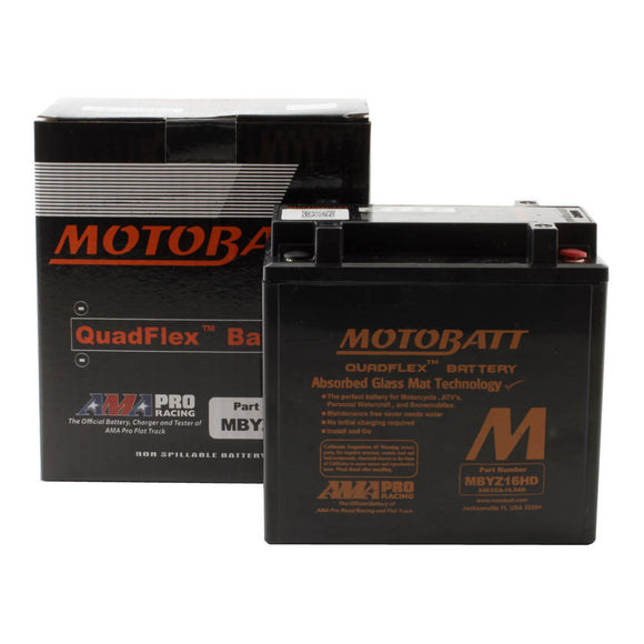 Motobatt Battery Quadflex AGM - MBYZ16HD