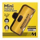 Motobatt Lithium Mini Portable Power Bank 5000mAh