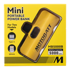 Motobatt Lithium Mini Portable Power Bank 5000mAh