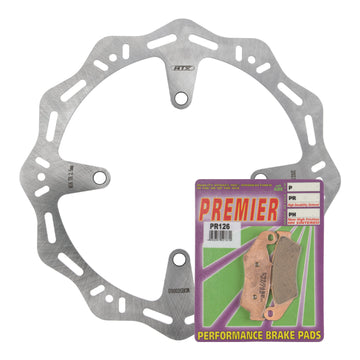MTX Hornet Disc & Premier Pad Front Kit - Kawasaki