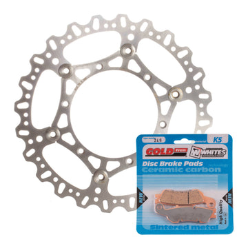 Brake Disc & Pad Front Kit - Yamaha WR450F '16-'20 - Wave