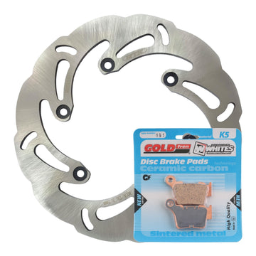 Brake Disc & Pad Rear Kit - KTM 450 SX-F '07-'19 - Wave