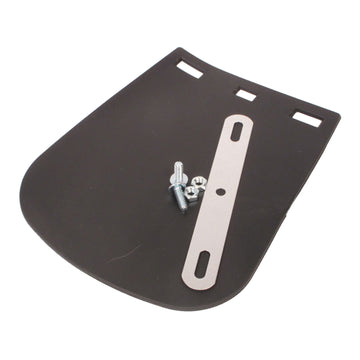 WHITES MUDFLAP BLK PVC LGE MOTORCYCLE