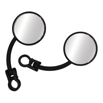 Whites Mirror Pair Universal Folding Enduro 7/8 Black