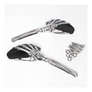 Whites Mirror Universal Skeleton Hand Chrome/Black HD (Pair)
