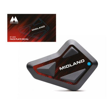 Midland Intercom Cover Red Neon - BT Mini