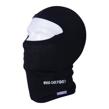 Oxford Deluxe Silk Balaclava - Black