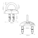 OXFORD ANCHOR FLAT - GROUND & WALL OXFORD ANCHOR KIT