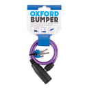 Oxford Bumper Cable Lock 6mm X 600mm - Purple
