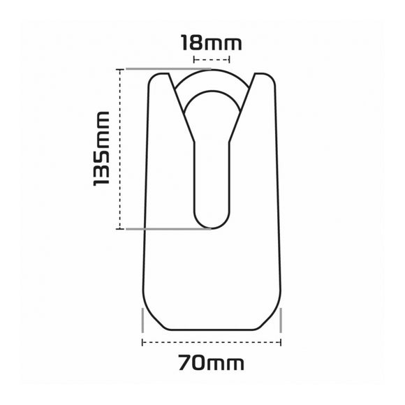 Oxford Monster Disc - Lock Black