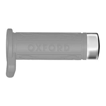 Oxford HotGrips®  - Replacement Chrome Cap for 697 Hotgrip (Each)