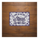 Oxford Garage Metal Sign: What Did You Say