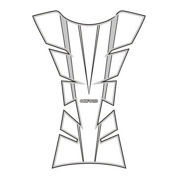 Oxford Sheer Arrow Tank Pad - Silver