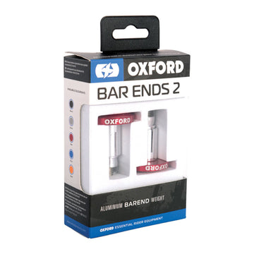 Oxford Handlebar Bar Ends 2 - Red Anodised