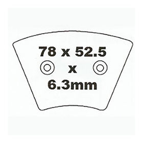 Premier Brake Pads - P Organic Standard
