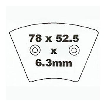 Premier Brake Pads - P Organic Standard