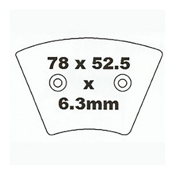 Premier Brake Pads - P Organic Standard
