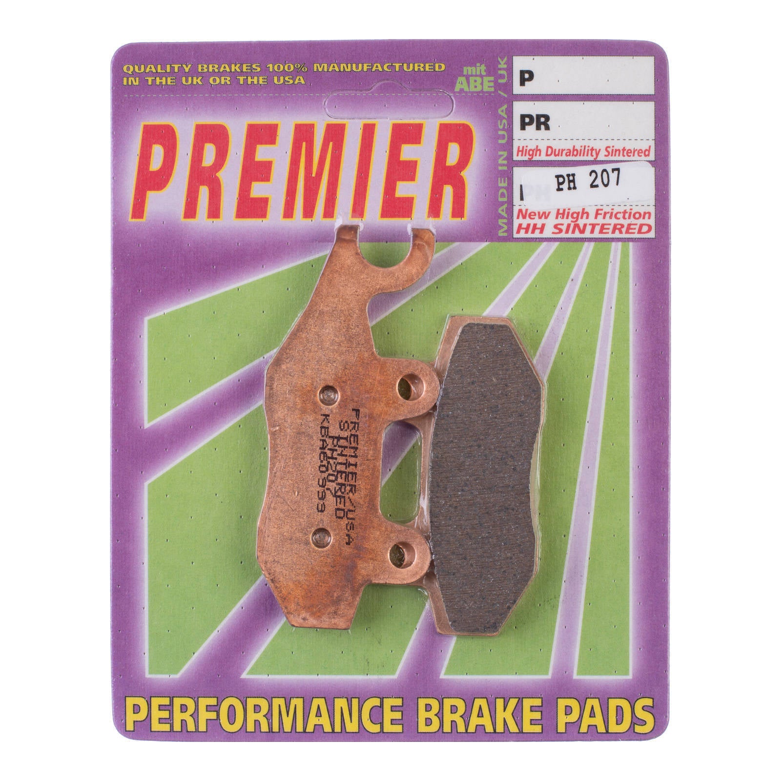 Premier Brake Pads - PH Street Sintered (GF332S3) | Coffs Motorsports