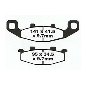 Premier Brake Pads - PV Semi Sintered