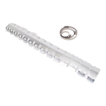 Whites Head Pipe Guard with Clamp - Silver