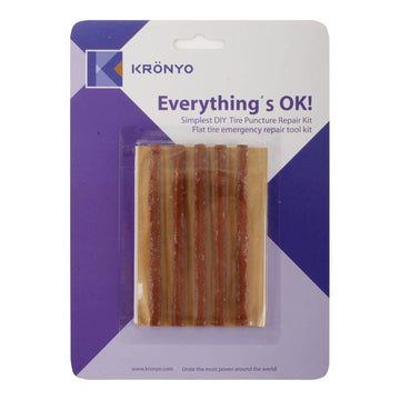 KRONYO T/L TYRE WICKS (ONE CARD-10cm x 5 PLUGS)