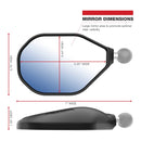 RAM Left & Right Tough-Mirror Kit with Long Arms + M10 X 1.25 Bases