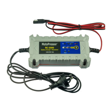 Rocky Creek MotoPressor RC-2000 Battery Charger and Maintainer - 2000mA