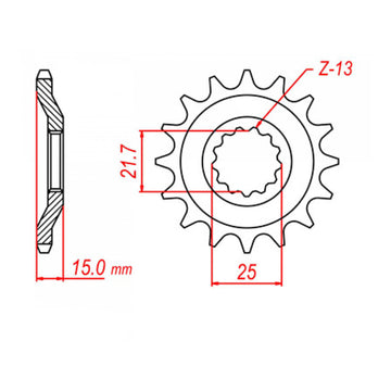 MTX 514 Steel Front Sprocket #630 (10-084)