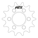 MTX Steel Front Sprocket #420 (14T)