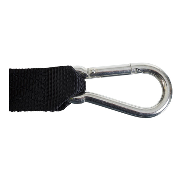 Whites Tie Downs 1 1/2in x 6ft - Black / Black