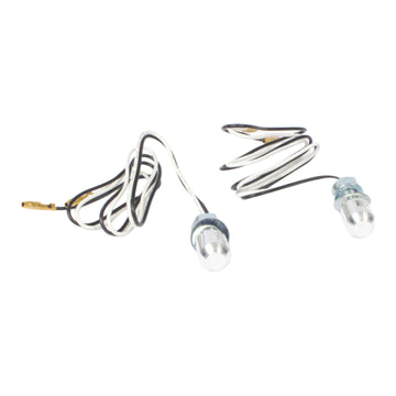 WHITES NUMBER PLATE LED BOLT LIGHT 13.5X12.8 SIL (Pair)