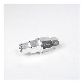 WHITES 4-IN-1 HEX AXLE TOOL 17 19 22 24mm ALUM