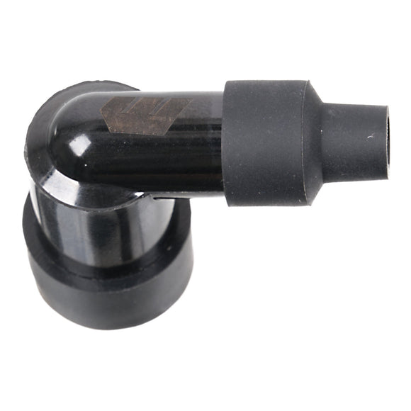 Whites Spark Plug Cap - Replaces LZFH - Right Angle - Black