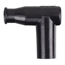 Whites Spark Plug Cap - Replaces TB05EM - Right Angle - Black