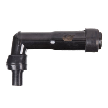 Whites Spark Plug Cap - Replaces XB05F - Long Right Angle - Black