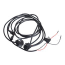 Whites LED Light 60mm Lens - Pair - Osram LED - with harness