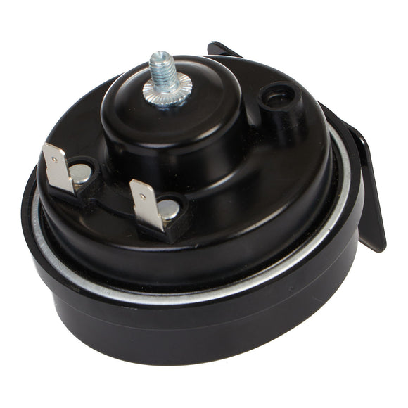 Whites Horn 12V Snail Horn (110dB/500Hz) 80mm Black