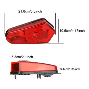 Whites Tail Light Lens Only Polaris